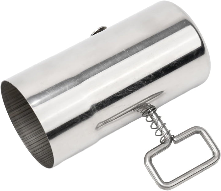 Ofenrohr für den Aussenbereich, 60 mm Edelstahl-Kaminrohr mit verstellbarem Dämpfer, Outdoor-Ofen, K