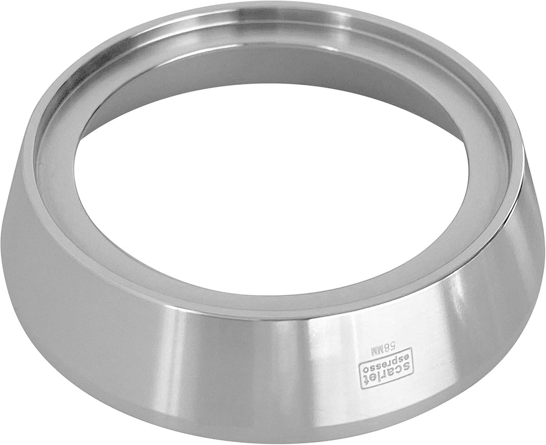 scarlet espresso | Präzisions-Trichter »Barista Cono Grande 58 mm« aus Edelstahl für Siebträger, Dos