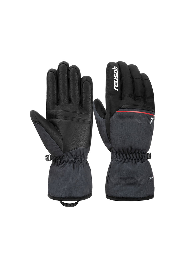 Reusch Herren Snow King Garantiert Winddichte und Extra Atmungsaktive Skihandschuhe Softshellhandsch