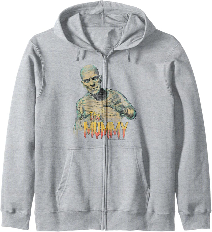 Universal Monsters The Mummy Simple Portrait Logo Kapuzenjacke