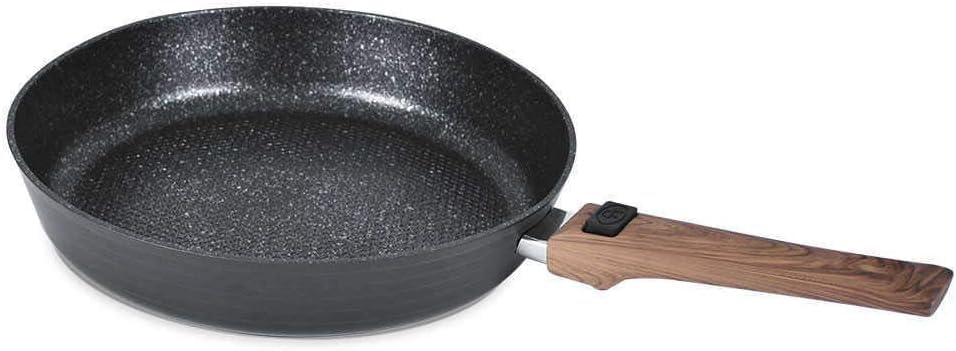 Durandal Légende Bratpfanne 28 cm – Beschichtete Aluguss Pfanne mit abnehmbarem Griff – Ofenfeste Pf
