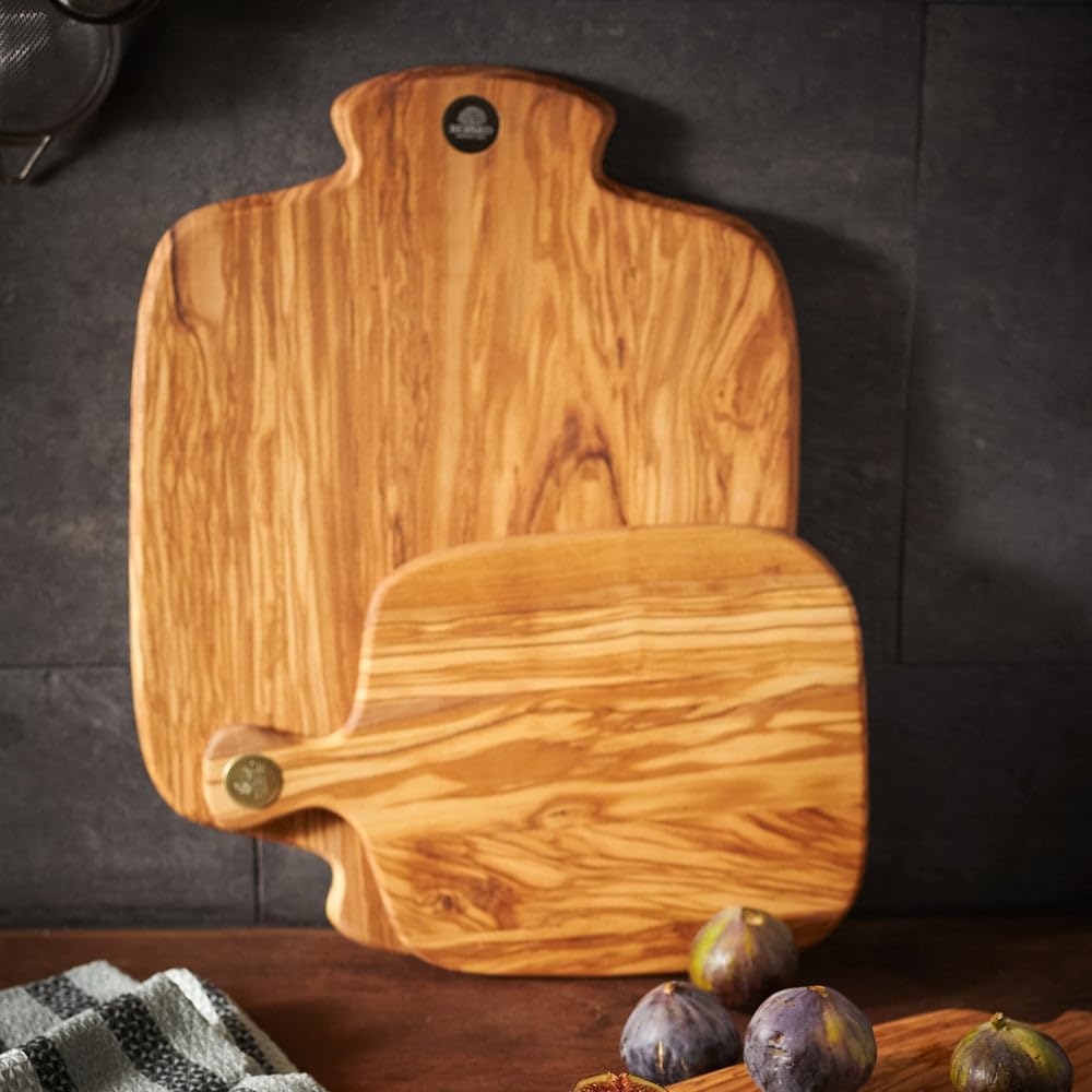 Bérard | Racine - Schneidbrett aus Olivenholz, Länge: 42 cm 42L x 14B cm Olivenholz, 42L x 14B cm Ol