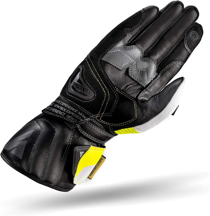 SHIMA STR-2 Motorradhandschuhe Herren - Touchscreen, Sommer, Sport Leder Handschuhe mit Carbon Knöch