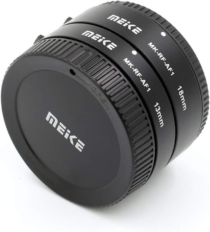 Automatik-Makro-Zwischenringe Meike MK-RF-AF1 für Canon EOS R Systemkameras, Set aus 2 Ringen (13mm