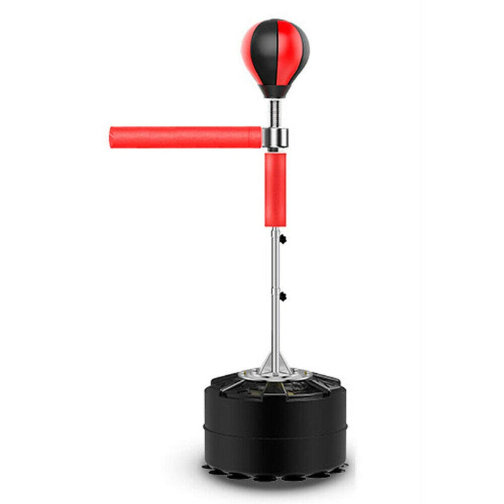 Punchingball Boxen Set, Boxsack mit Ständer, Standboxsack Höhenverstellbarer Standbox Speed-Ball Ide