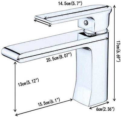 Kommerzielle Toilette Einhand-Waschtischarmatur, Einloch-Badarmatur in zeitgenössischem Design, Gold