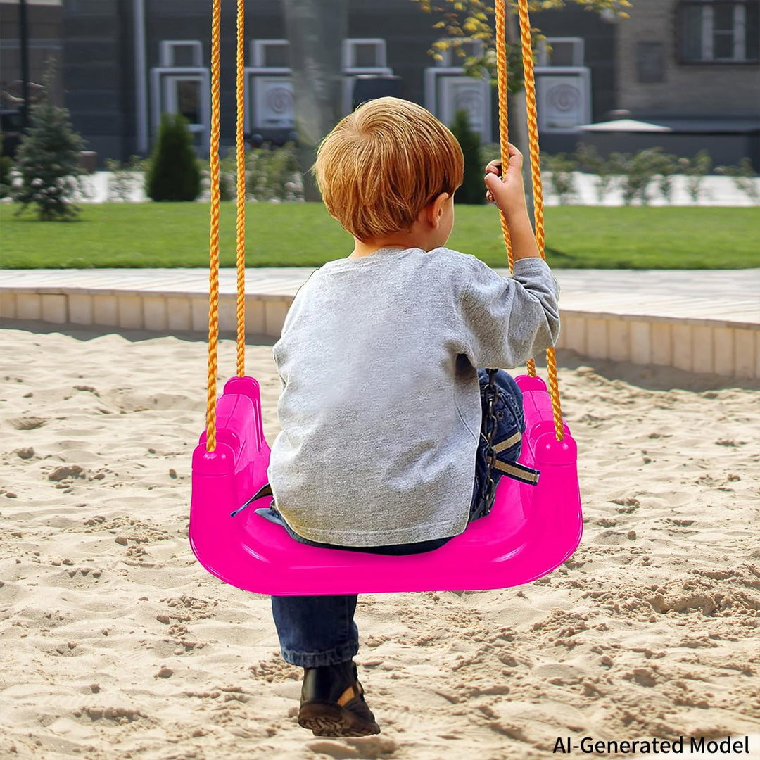 KINSPORY Kinderschaukel Babyschaukel 3 in 1 Babysitz verstellbar Mitwachsend Schaukelsitz Gartenscha