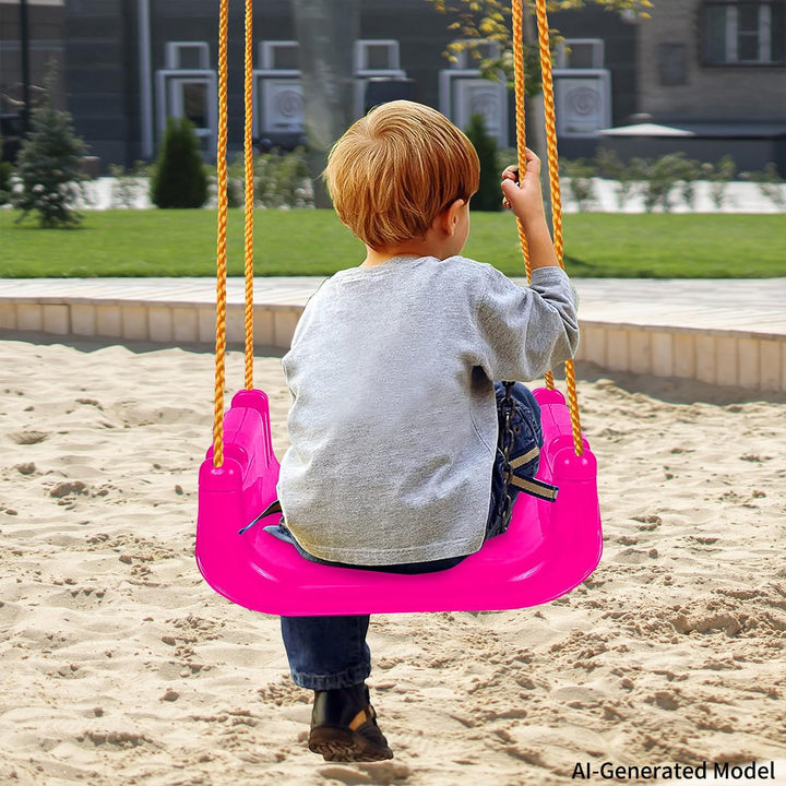 KINSPORY Kinderschaukel Babyschaukel 3 in 1 Babysitz verstellbar Mitwachsend Schaukelsitz Gartenscha