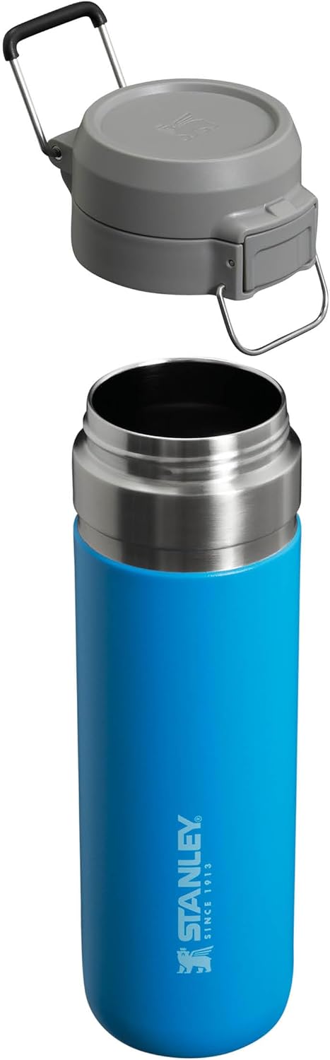 Stanley Quick Flip Trinkflasche Edelstahl - Hält 7+ Stunden Kalt - Wasserflasche BPA-Frei - Spülmasc