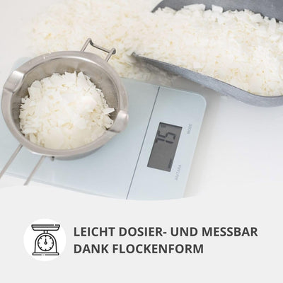 Sojawachs Flocken 22,68 kg (50 lbs) NatureWax® C-3 natürliches Wachs für Kerzen giessen Kerzenwachs