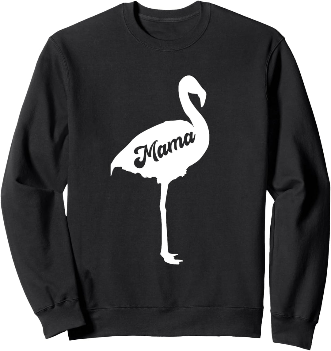 Mama Flamingo Niedlich Familie Matching Kostüm Sweatshirt