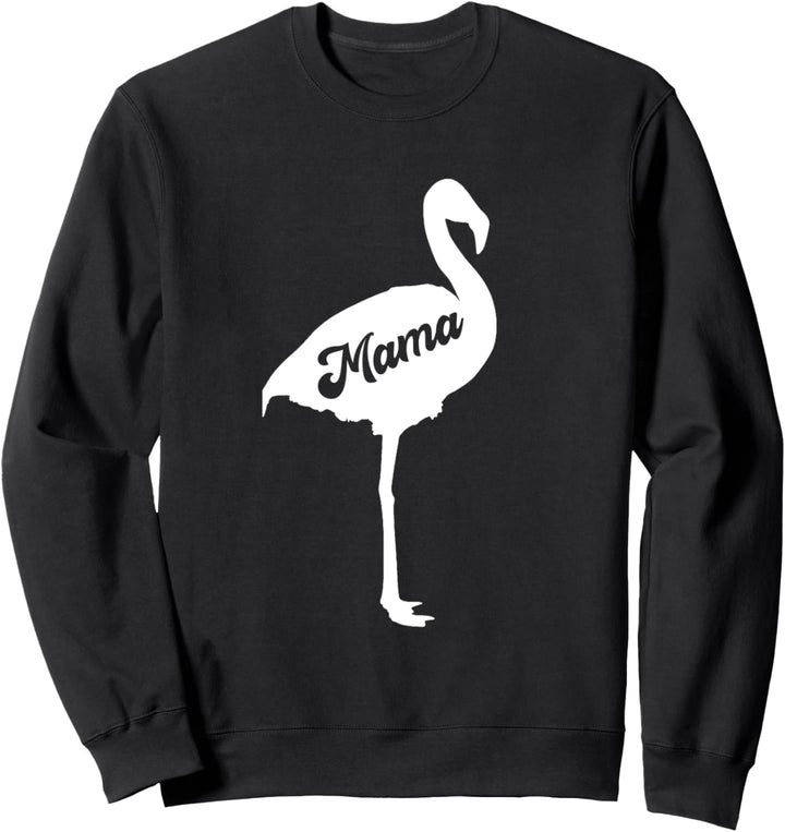 Mama Flamingo Niedlich Familie Matching Kostüm Sweatshirt
