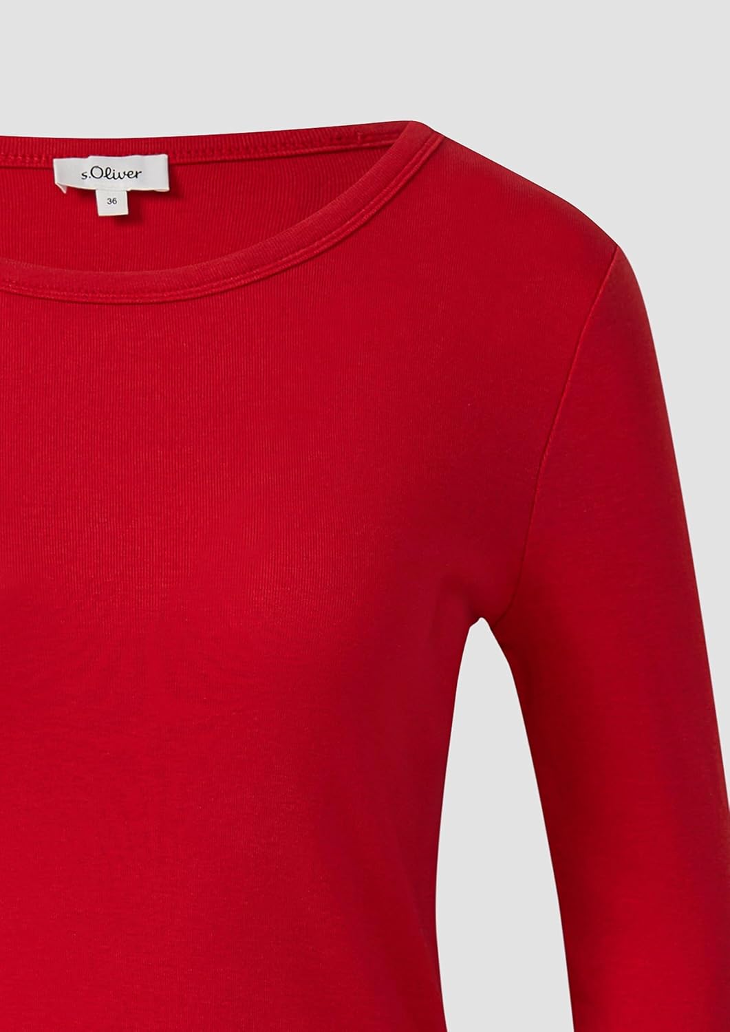 s.Oliver Longsleeve im Slim Fit 42 3384_rot, 42 3384_rot