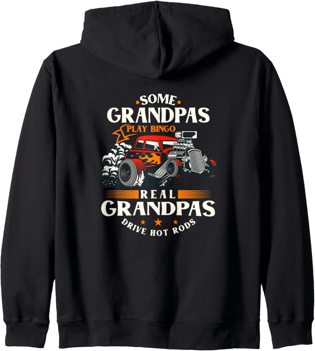 Einige Opas spielen Bingo Real Grandpas Drive Hot Rods Kapuzenjacke