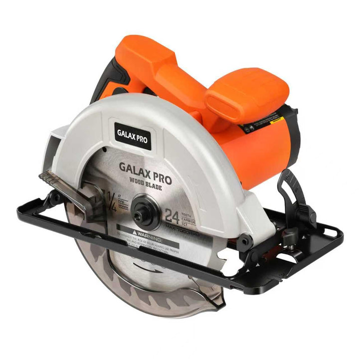 GALAX PRO Kreissäge, 1400W Maximale 6000RPM, Einstellbare Schnitttiefe und -winkel: 62 mm (90°) - 48
