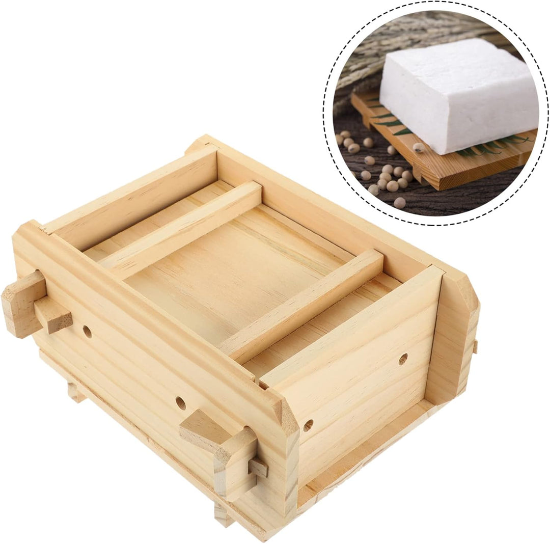 Veemoon Holz-tofu-Form Küchenutensil Für Hausgemachten Sojabohnenquark Praktische Leichte Tofu-Mould