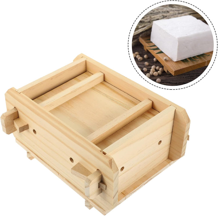 Veemoon Holz-tofu-Form Küchenutensil Für Hausgemachten Sojabohnenquark Praktische Leichte Tofu-Mould