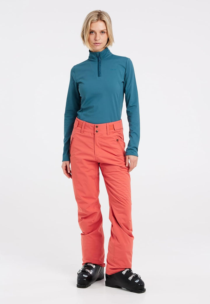 Protest Damen Fabriz 1/4 Zip Top Sweatshirt L Jewel Blue, L Jewel Blue