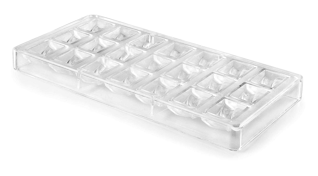 Lacor Schokolade Schimmel Onduliert, Polystyrene, Transparent, 28 x 14 x 3 cm, 1 Einheiten