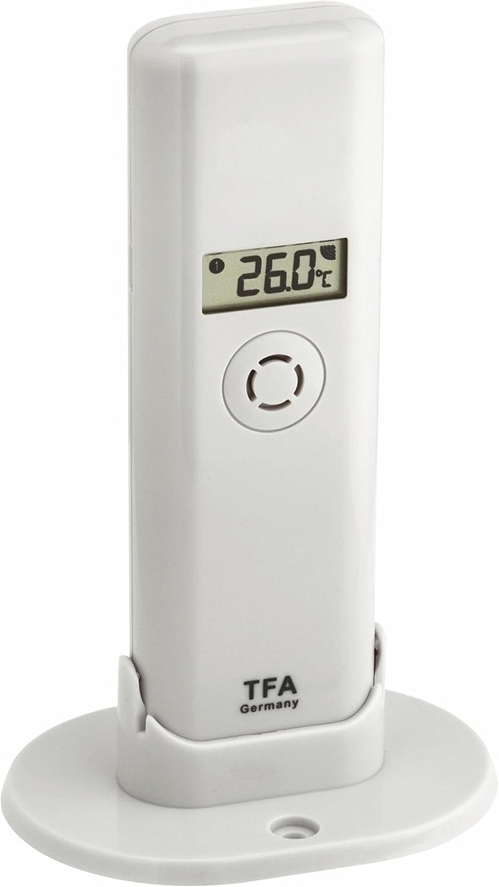 TFA Dostmann 31.4008.02 Cosy Radar Weatherhub Set zur Raumklimaüberwachung, mit Thermo-Hygro-Sender