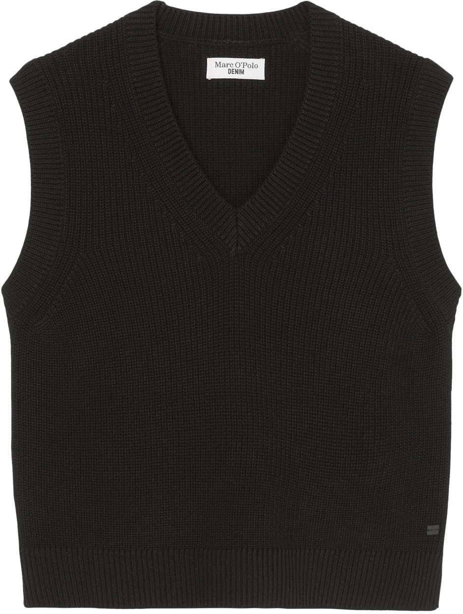 Marc O'Polo Damen Pullunder XL Schwarz, XL Schwarz