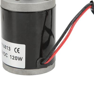 BuyWeek 24V 120W gebürsteter Motor, Aluminium-Elektroroller-Motor mit 420 Riemen für Elektro-Fahrrad