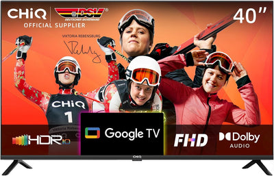 CHIQ L40H7G, 1080p 40 Zoll 2K Google TV 2023 neu, 40 Zoll 2K Google TV 2023 neu