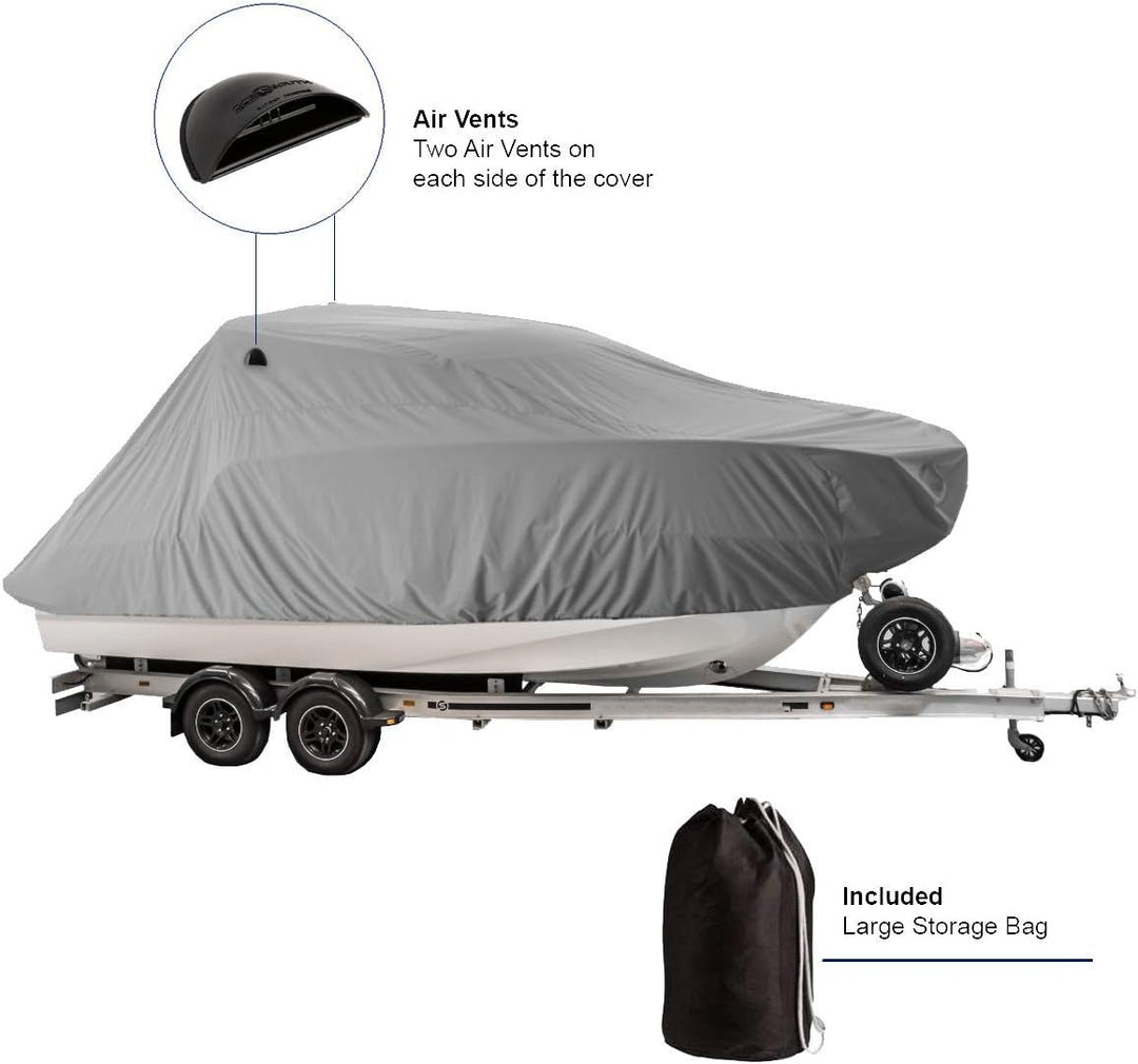 Oceansouth Abdeckung für Quicksilver 855 Activ Cruiser Grau, Grau