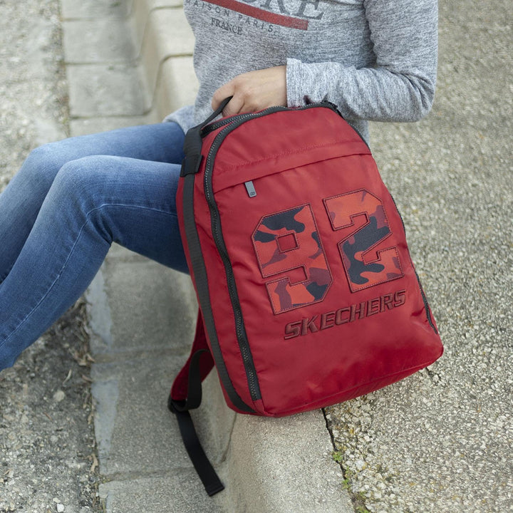 Skechers Unisex, Eisgrau Rucksack Einheitsgrösse Rot (Rot), Einheitsgrösse Rot (Rot)