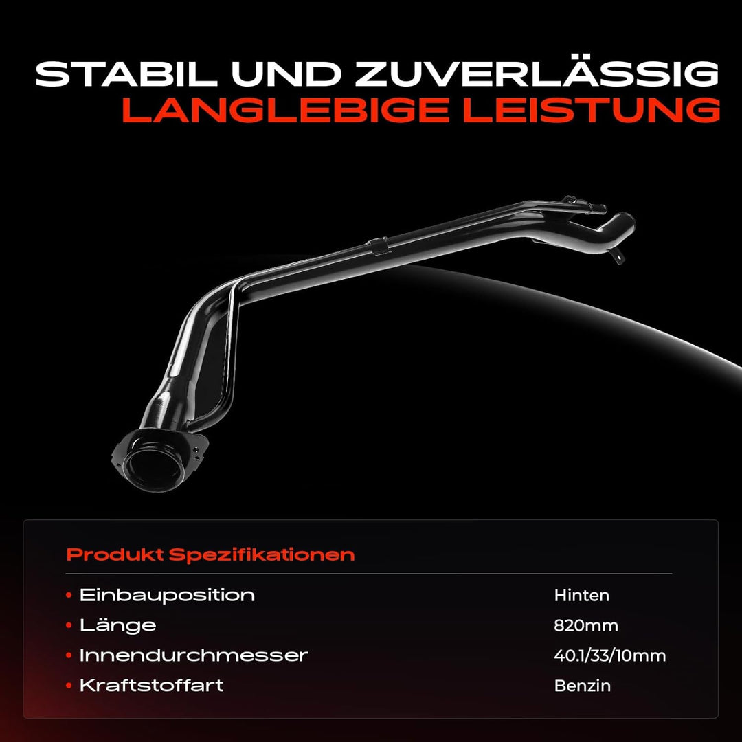 Kraftstoffeinfüllrohr Einfüllstutzen für Grand Vitara II JT, TE, TD Benzin 2005-2014 8920165J11