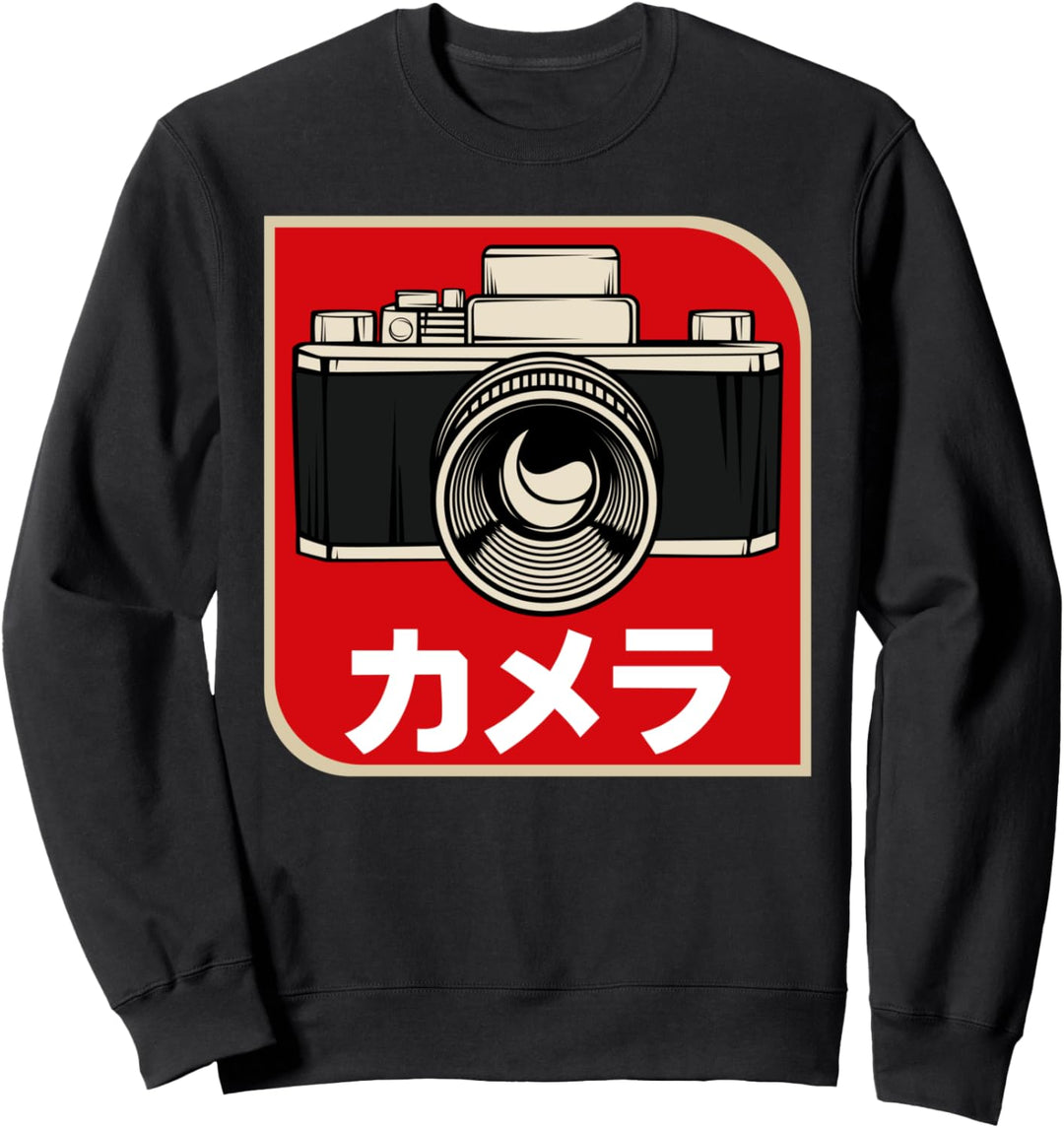 Vintage Japanische Retro Kamera Fotograf Fotografie Filmen Sweatshirt