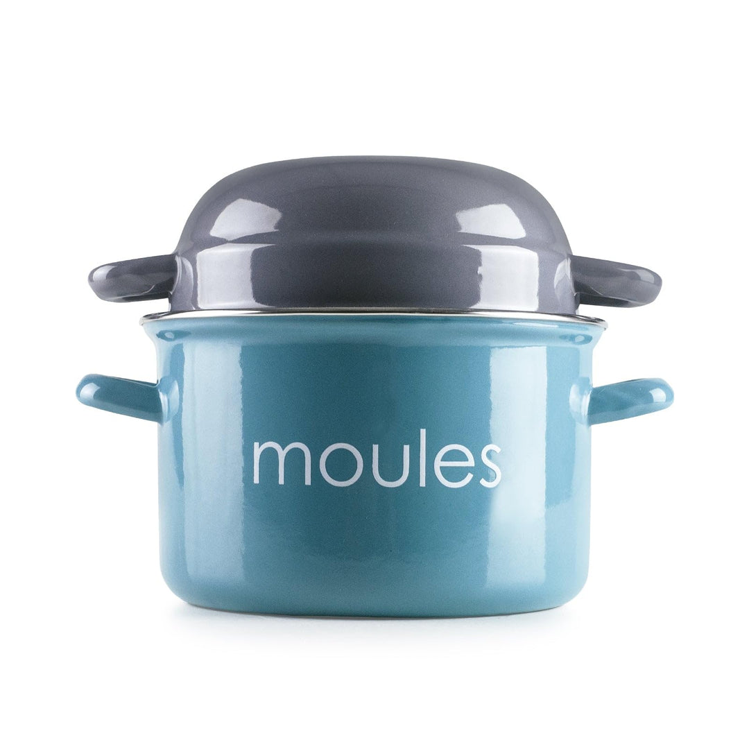 IBILI-914618T-Topf für Miesmuscheln, Türkis, 18 cm Blue, Blue