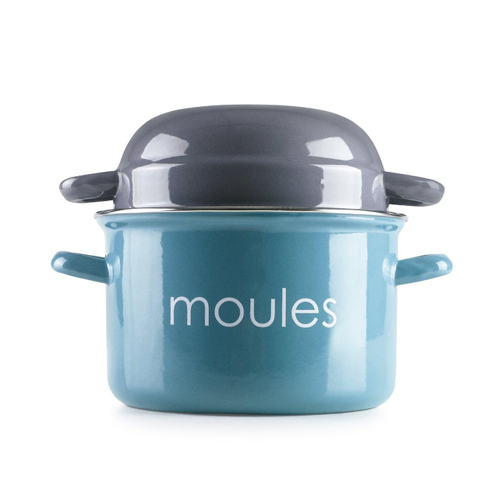 IBILI-914618T-Topf für Miesmuscheln, Türkis, 18 cm Blue, Blue