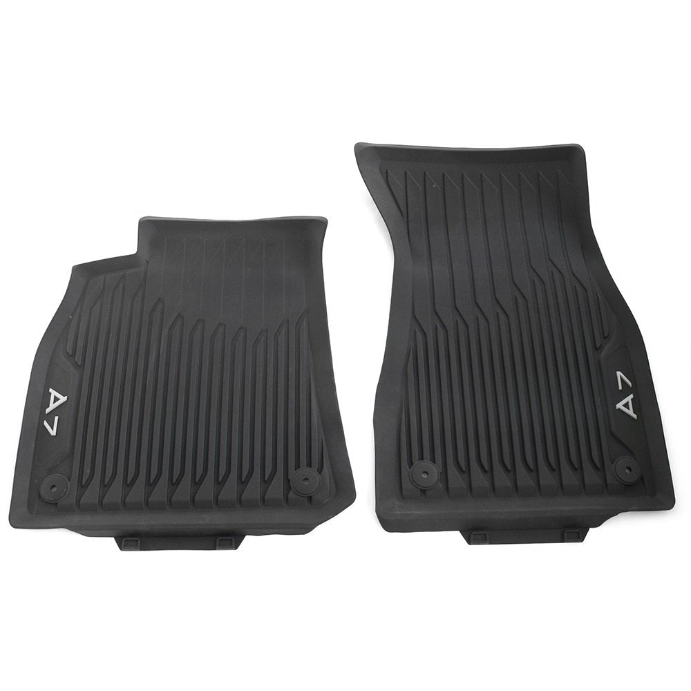 Audi 4K8061501041 Allwetterfussmatten 2-teilig vorn Premium Fussmatten Gummimatten, schwarz