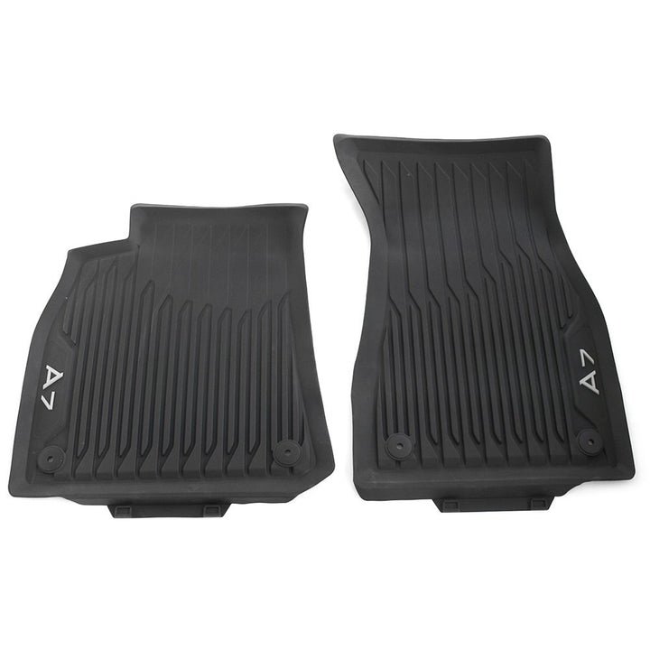 Audi 4K8061501041 Allwetterfussmatten 2-teilig vorn Premium Fussmatten Gummimatten, schwarz