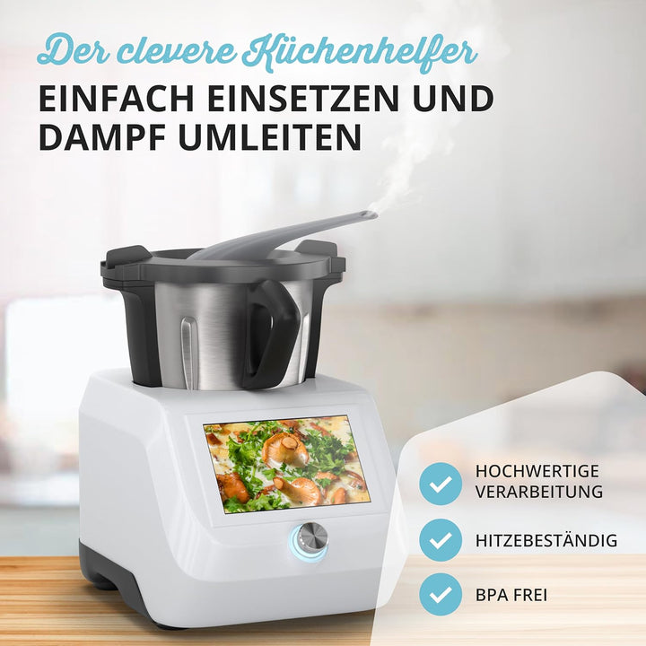Dampfumleiter für Monsieur Cuisine Connect und Smart | Dampfableiter für Hängeschränke Schutz | Damp