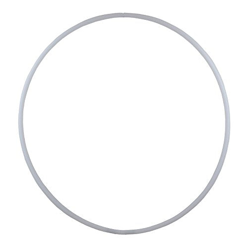 Hoopomania Hula Hoop Rohling steckbar (mit Snap Button), 25mm Rohr, schwarz/Weiss, Ø 90-140cm Ø120cm