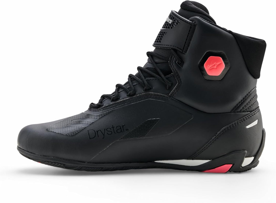 Alpinestars Stella Faster-4 Drystar Schuhe 42 EU Schwarz Grau Pink, 42 EU Schwarz Grau Pink