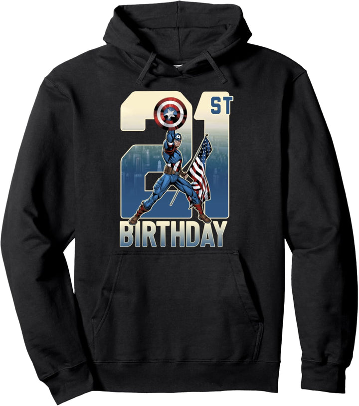 Marvel Captain America 21st Birthday Pullover Hoodie