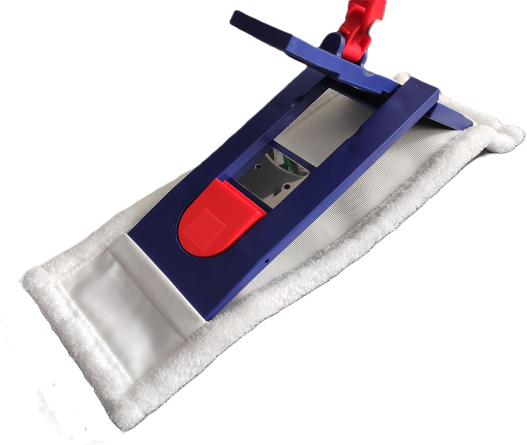 BaWoTec Premium Bodenwisch-Set Komplettset Profi Mikrofaser 50 cm Klapphalter Magnet Teleskopstiel A