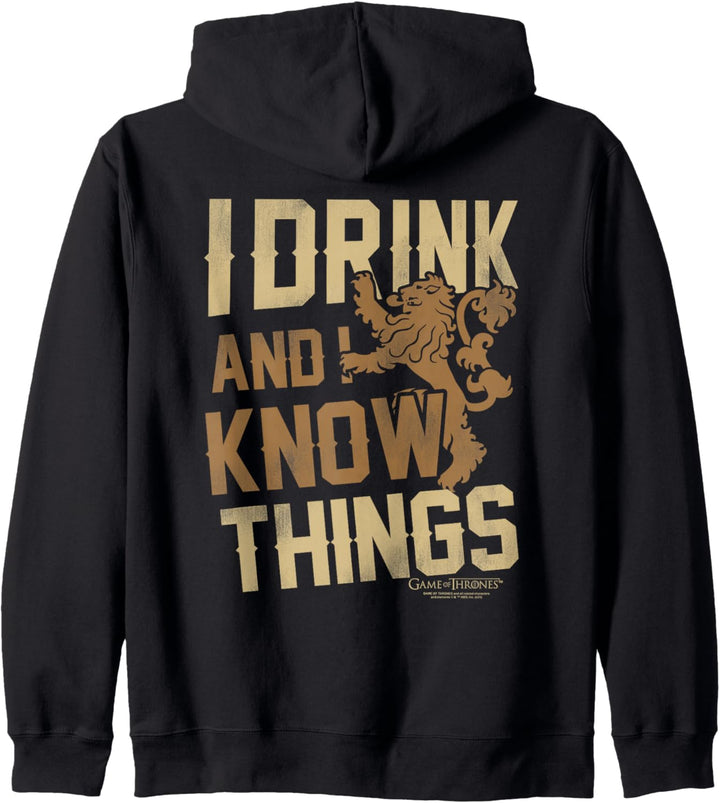 Game of Thrones I Drink and I know Things Kapuzenjacke