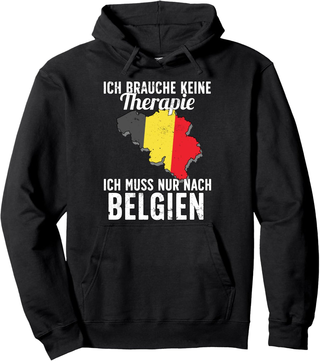 Belgische Flagge I Belgien Urlaub I Belgien Pullover Hoodie