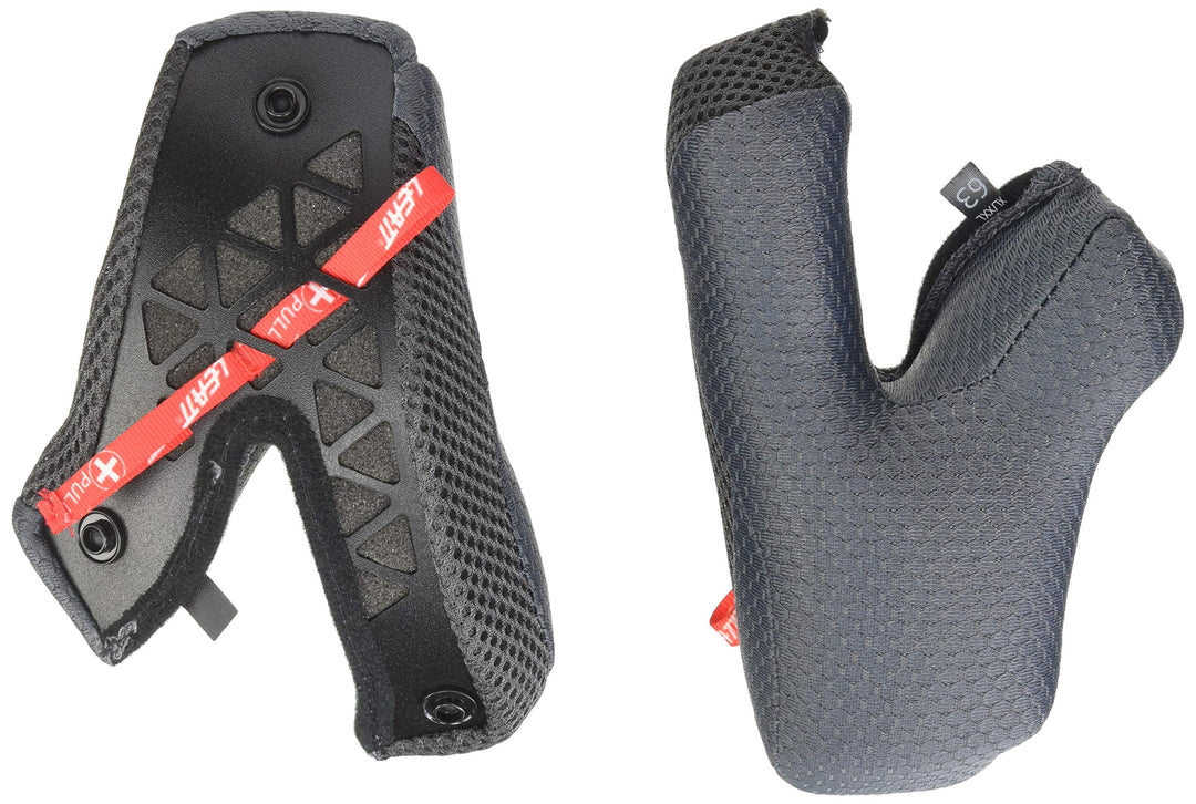 Leatt aus Dri-Lex Motorradhelm GPX 4.5/5.5/6.5, Wangenpolster innen Unisex - Erwachsene, Black, XL