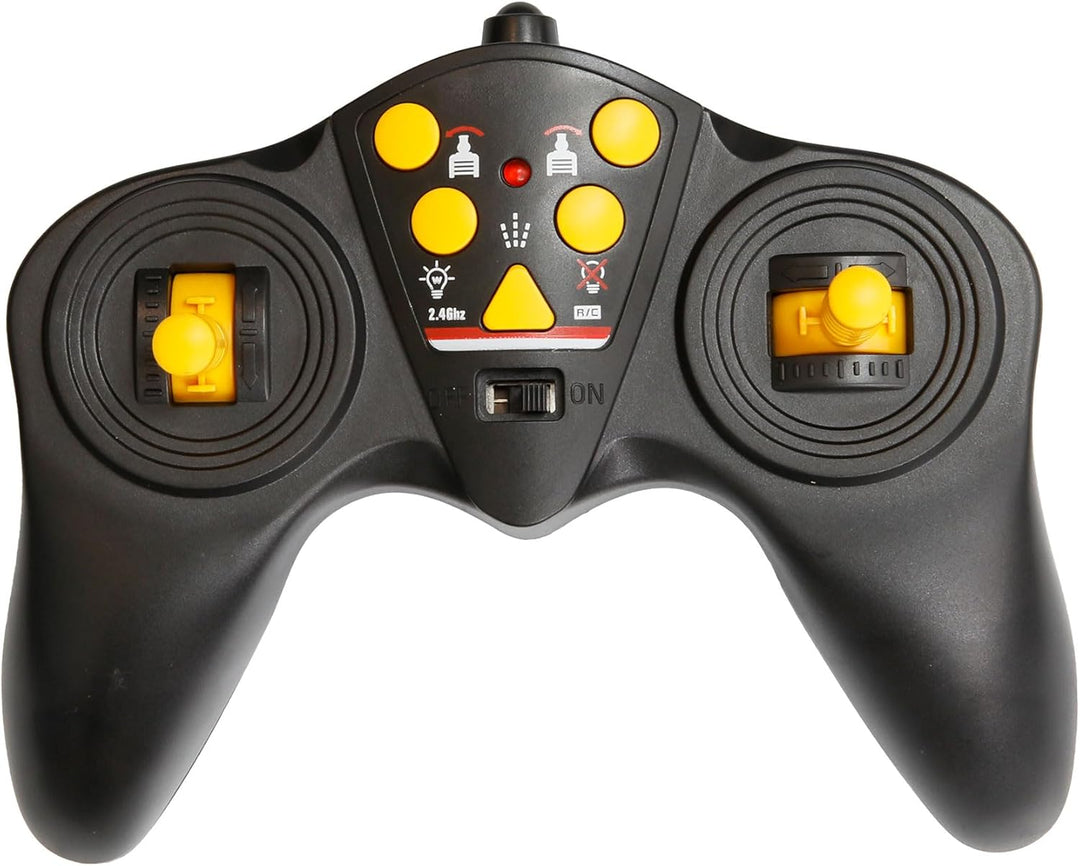 Amewi Feuerwehr Drehleiterfahrzeug 1:18 RTR ferngesteuert RC Kinder 8 Jahre, Rot