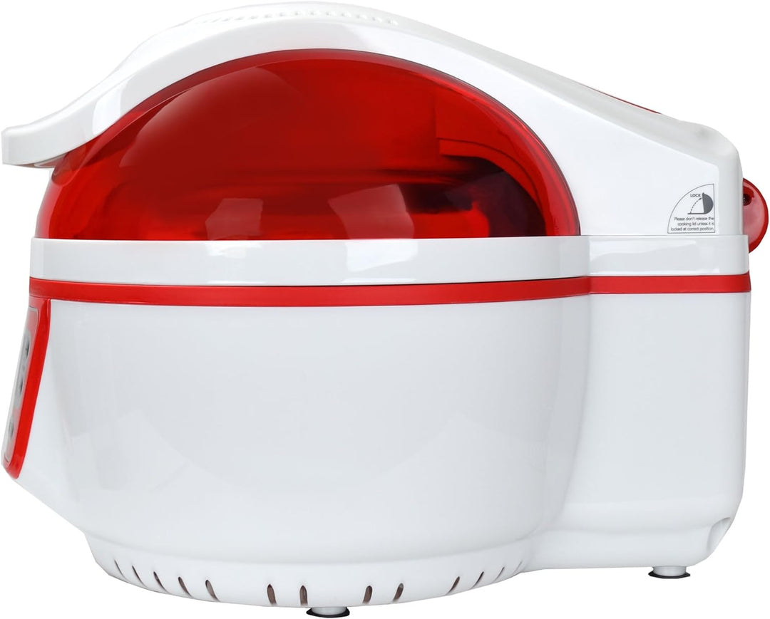 Syntrox Germany Turbo-Heissluftfritteuse Heissluftgarer Fritteuse Air-fryer mit LED-Display, 10 Lite