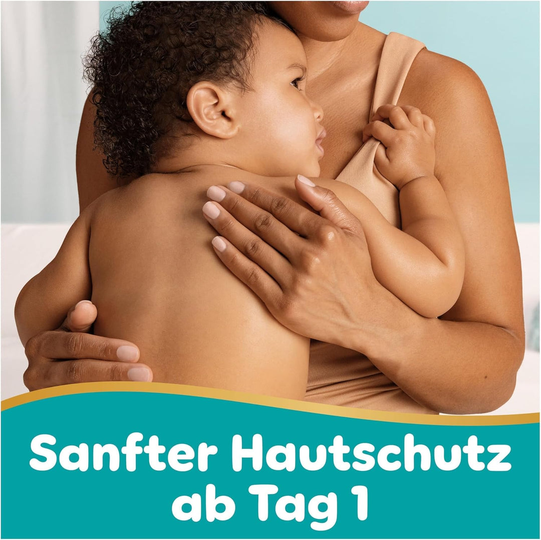 Pampers Aqua Soft Touch Baby-Feuchttücher, 12 Packungen mit 48 Feuchttüchern = 576 Baby-Feuchttücher