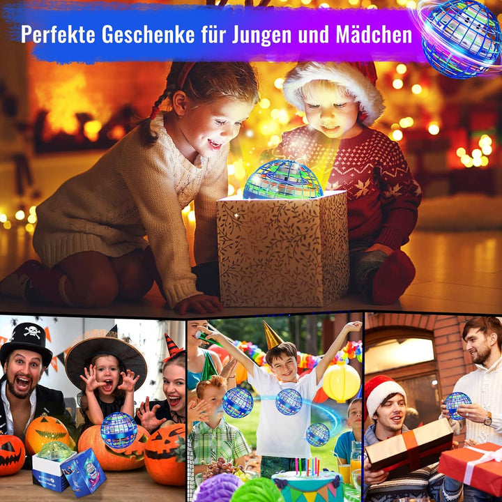 semai Fliegender Ball,orbi Boomerang Ball, Kinder Spielzeug ab 6 Jahren mit LED Licht, Hand Controll