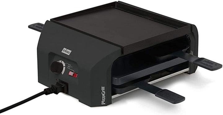 Stöckli PizzaGrill Four Basisgerät für 4 Personen mit den Funktionen Pizza, Grill und Raclette, Farb