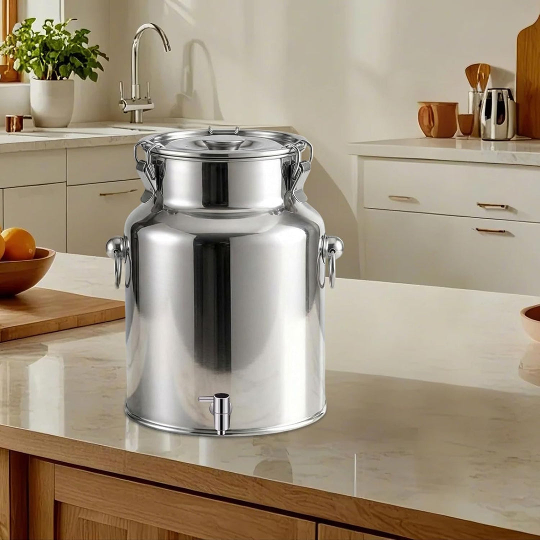 Edelstahl Milcheimer, Milchdosen Mit Spigot Luftdichte Behälter Milchkanne Flüssigkeitslagerbehälter