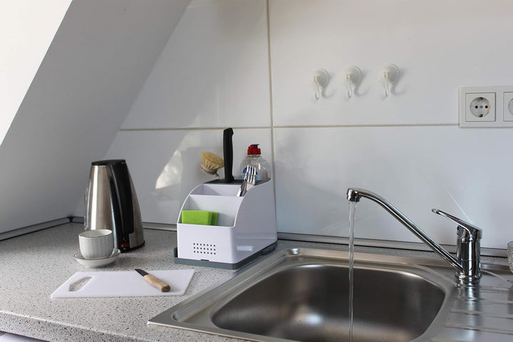 20176-5in1 Küchen Tool Organizer, Kitchen Organisator aus Kunststoff, Ordnungshelfer für Spüle & Küc